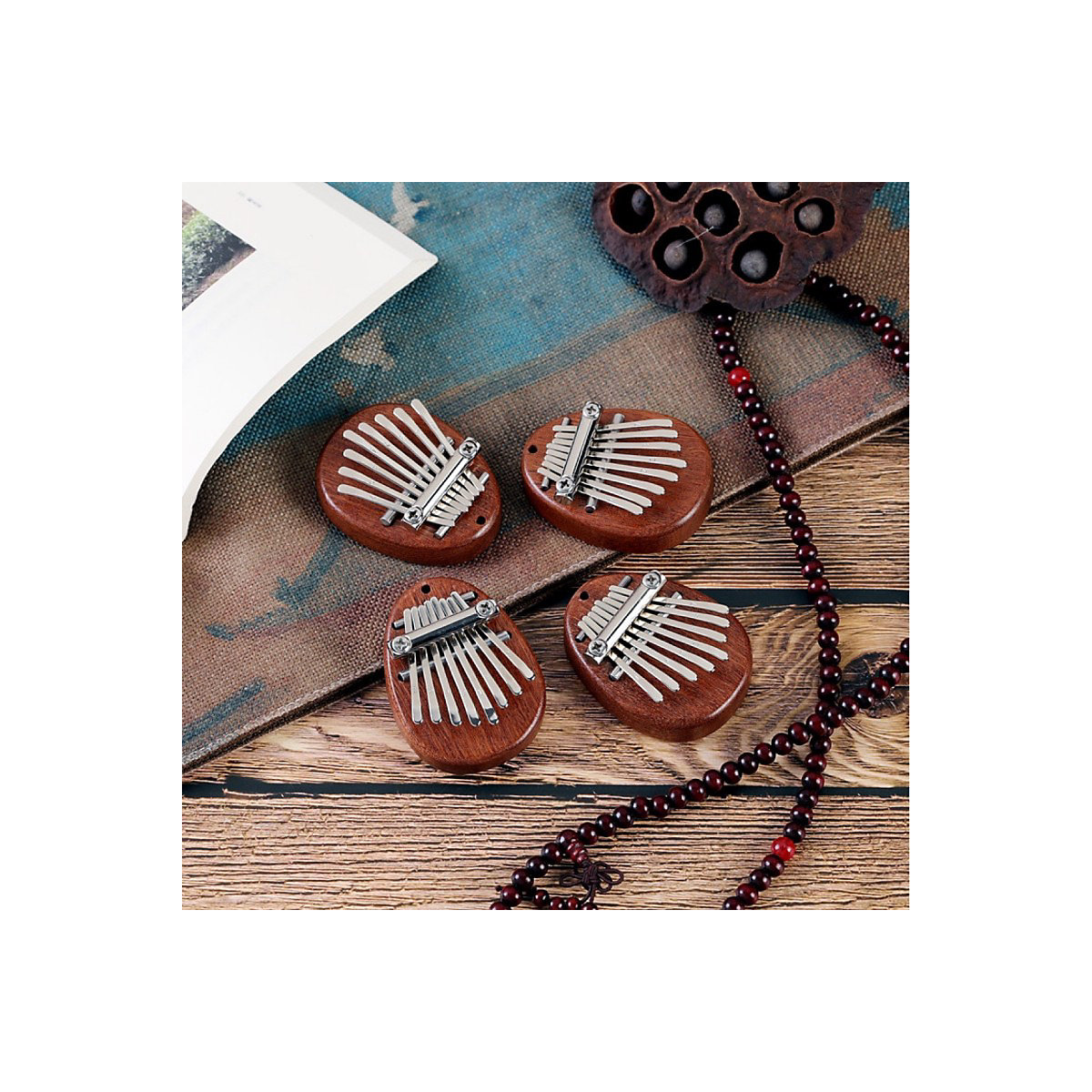Mini-Daumenklavier Kalimba-Fingerpiano Tragbares Musikinstrument Daumenklavier