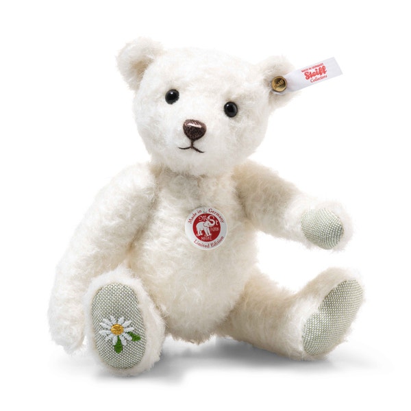 Elena Teddybär, 19 cm, weiß