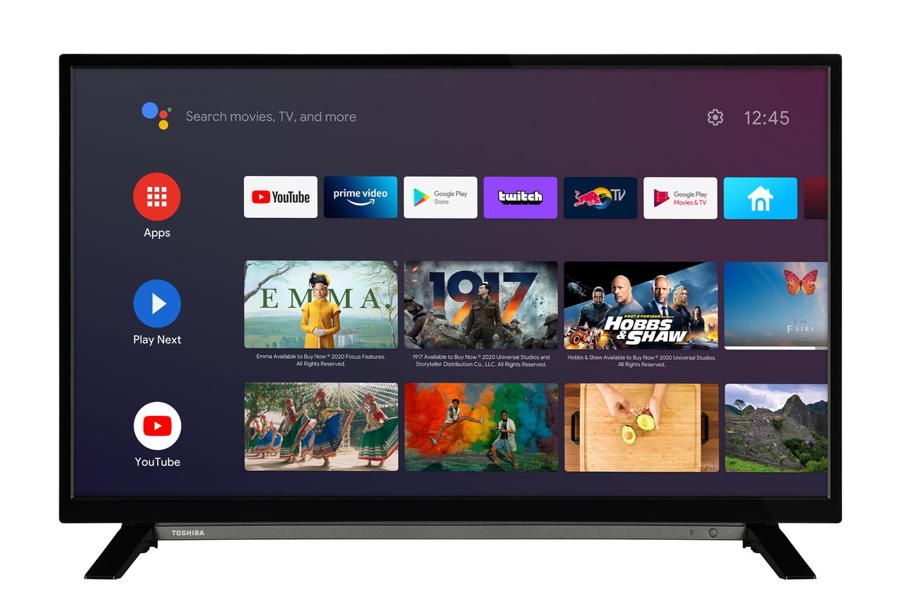 Toshiba Toshiba 32LA2B63DAZ 32 Zoll Fernseher/Android Smart TV (Full HD, HDR, Google Play Store)