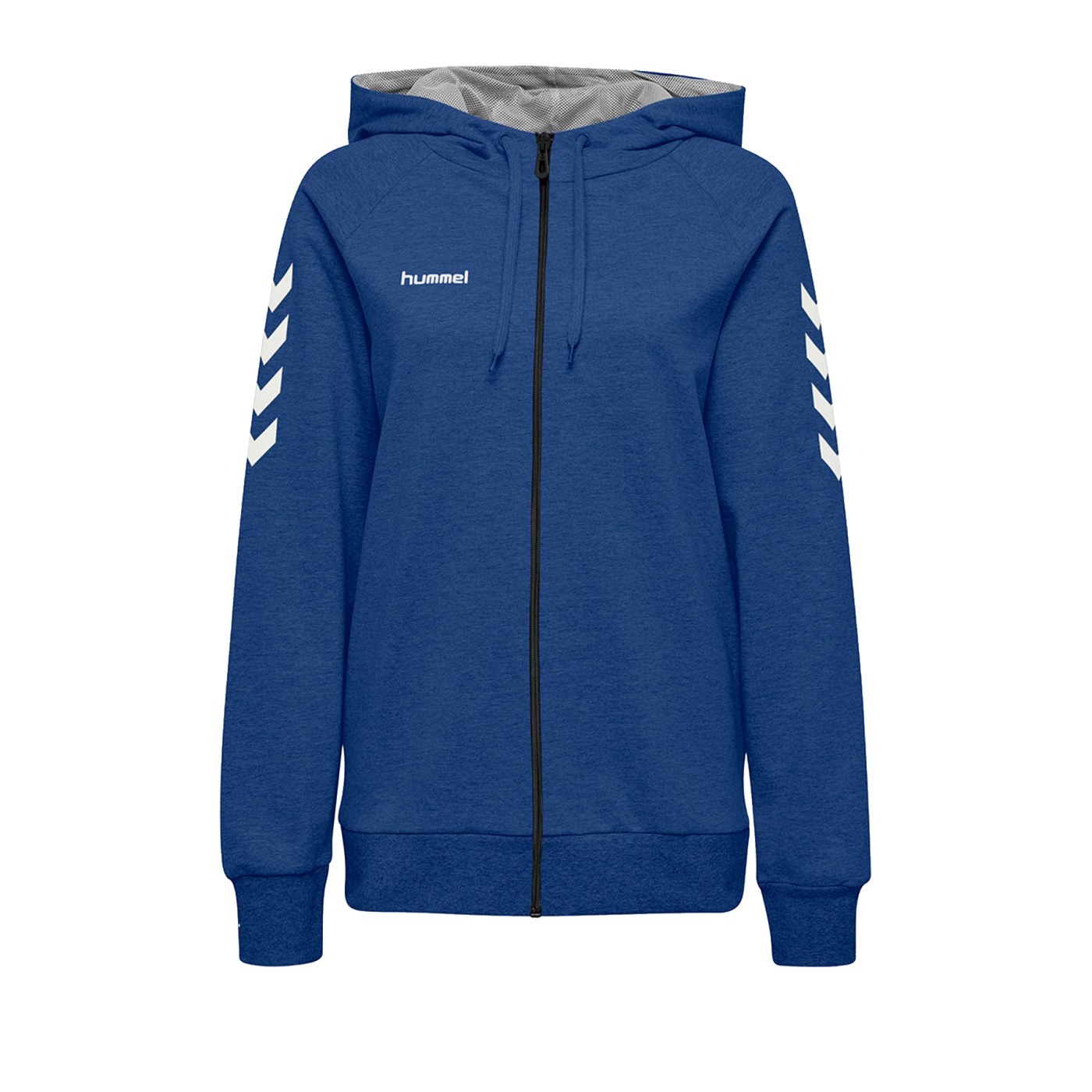 Hummel Cotton Kapuzenjacke Damen Blau F7045