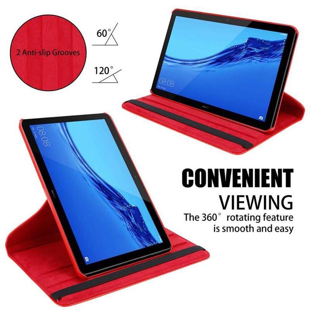 Cadorabo Tablet-Hülle Tablet Book Gummi (KEIN Wake Up) Huawei MediaPad T5 10 (10.1 Zoll)
