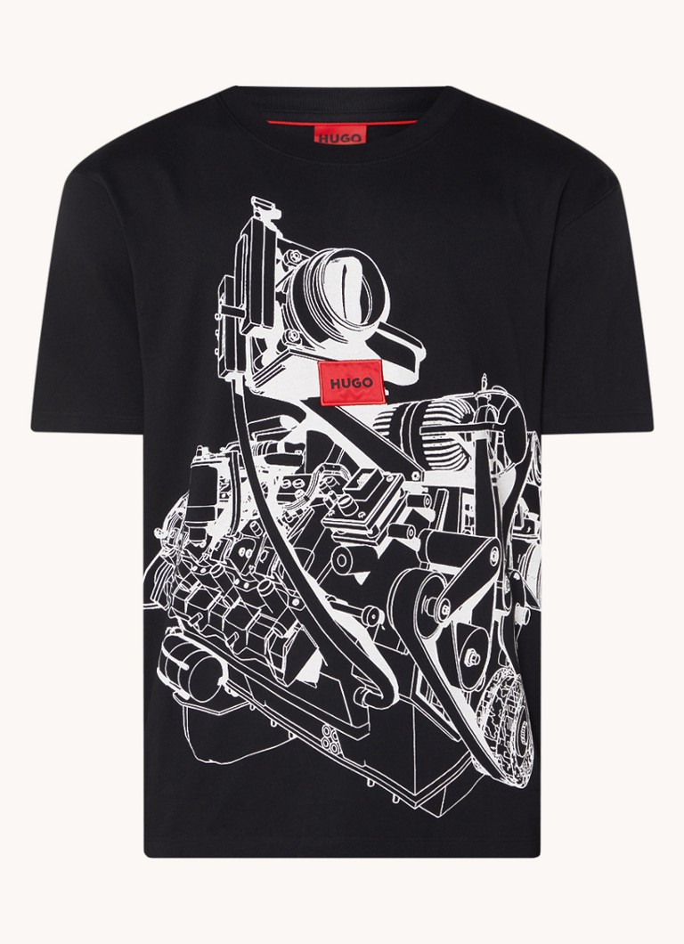 Tricou HUGO BOSS Dacifico cu imprimeu și logo