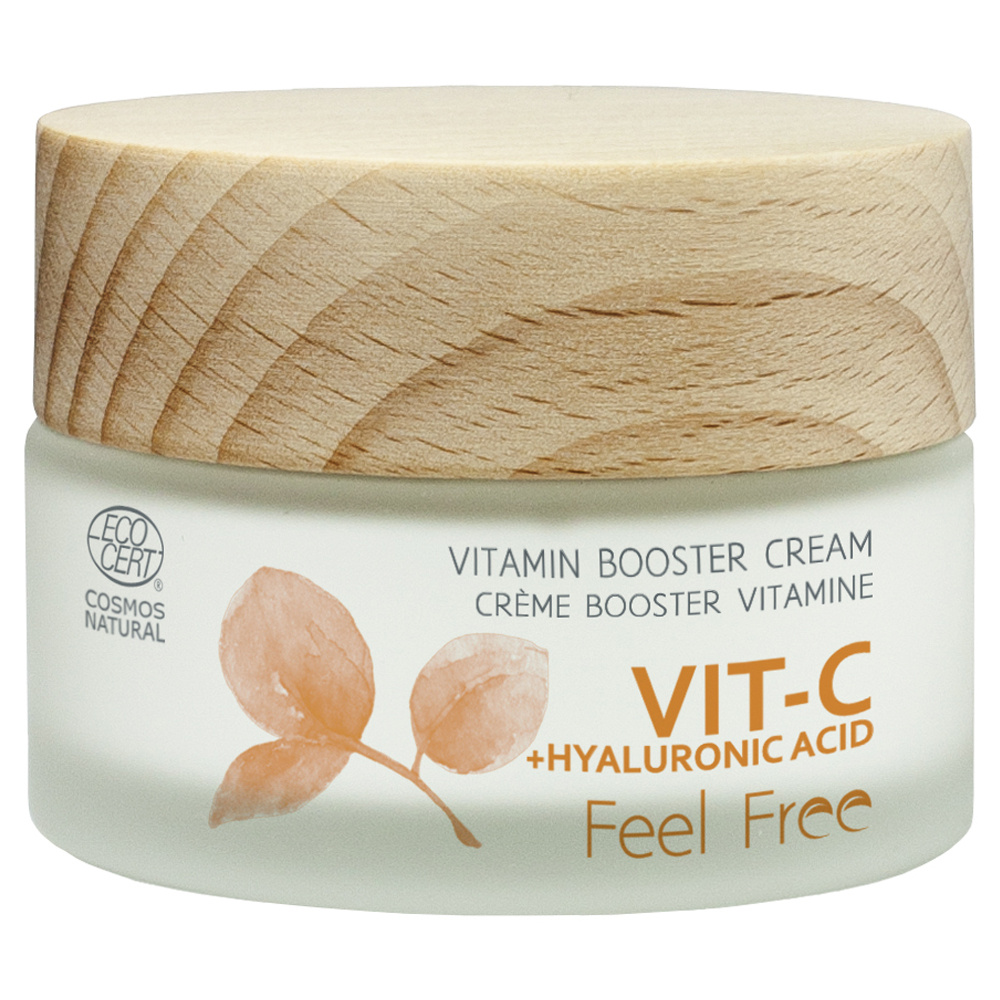 Feel Free Vitamin Booster Crème Vitamine C + AcidHyaluronique Creme Anti-âge Ecocert