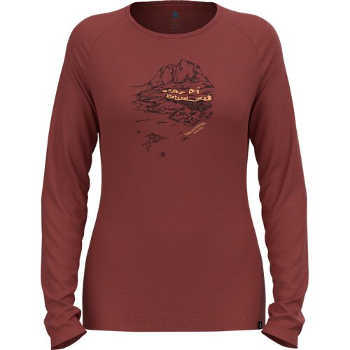 DAMEN SHIRT T-SHIRT CREW NECK L/S ASCENT M