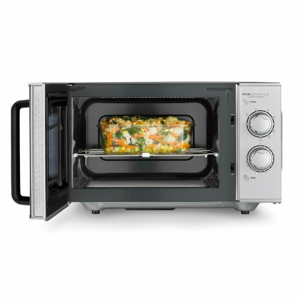 Caso Mikrowelle MG 25 Ecostyle Ceramic, Umluft, Grill, 25 l, Quarz-Grill, 25 Liter, 900 Watt, Keramik-Boden