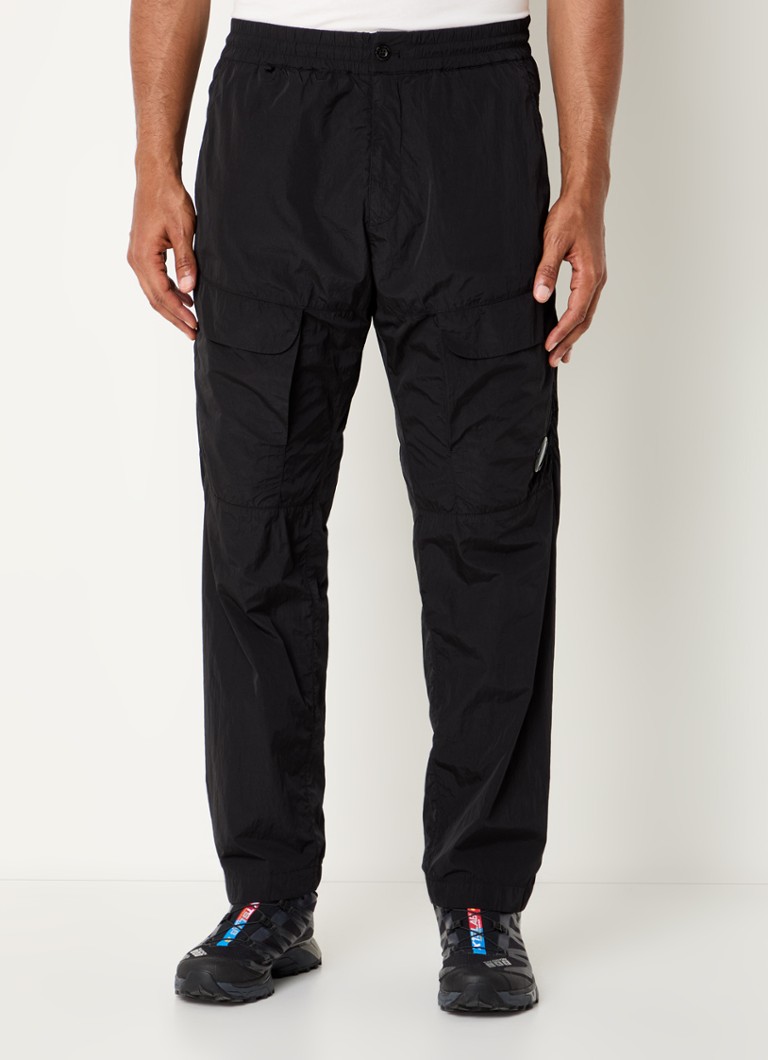 CP Company Chrome brīva piegriezuma kravas bikses ar atloku kabatām