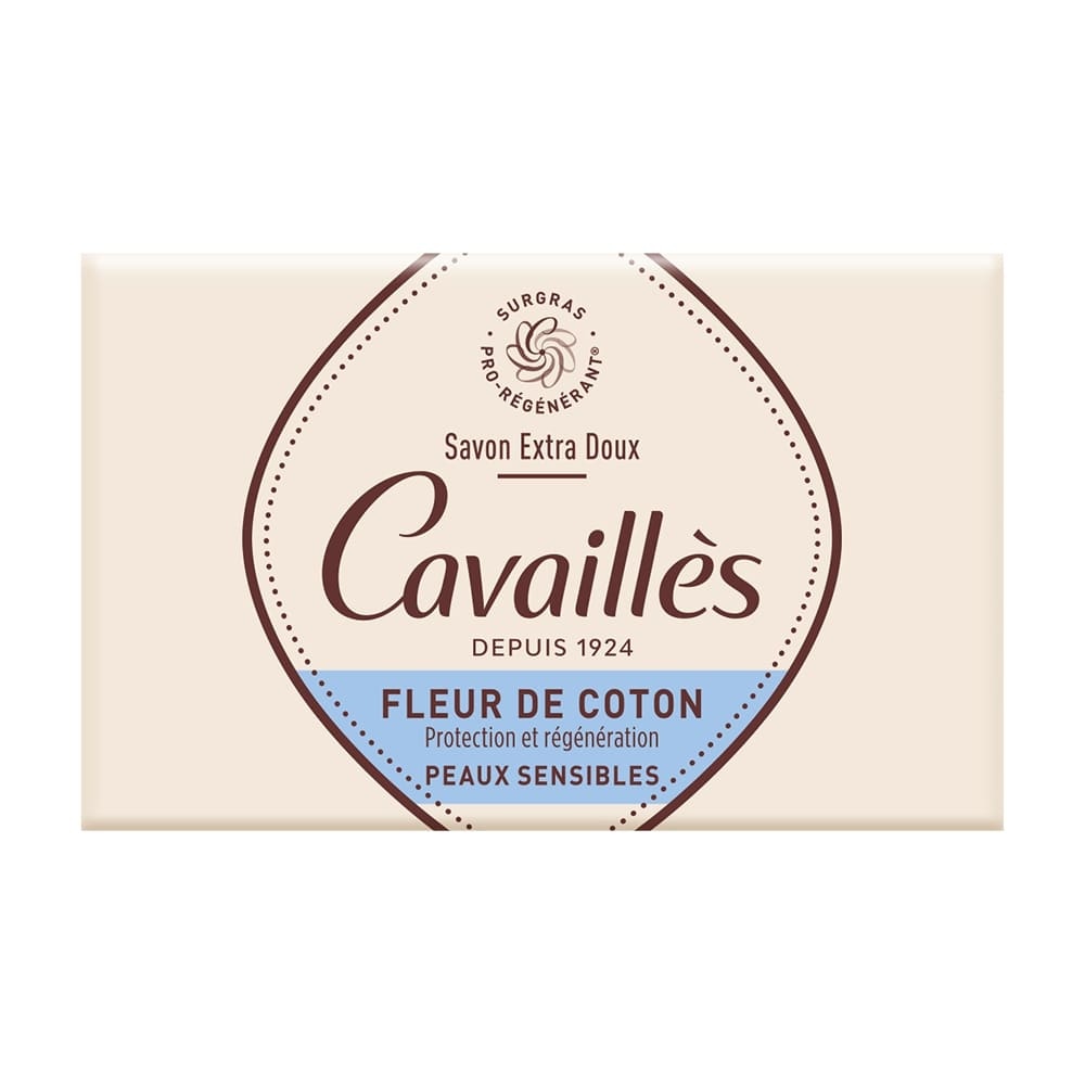 Cavaillès SAVON SURGRAS EXTRA DOUX FLEUR DE COTON150gr SAVON
