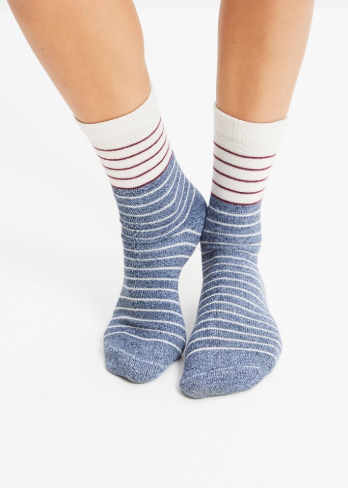 Weiche Rippsocken (5er Pack) mit Satinschleife