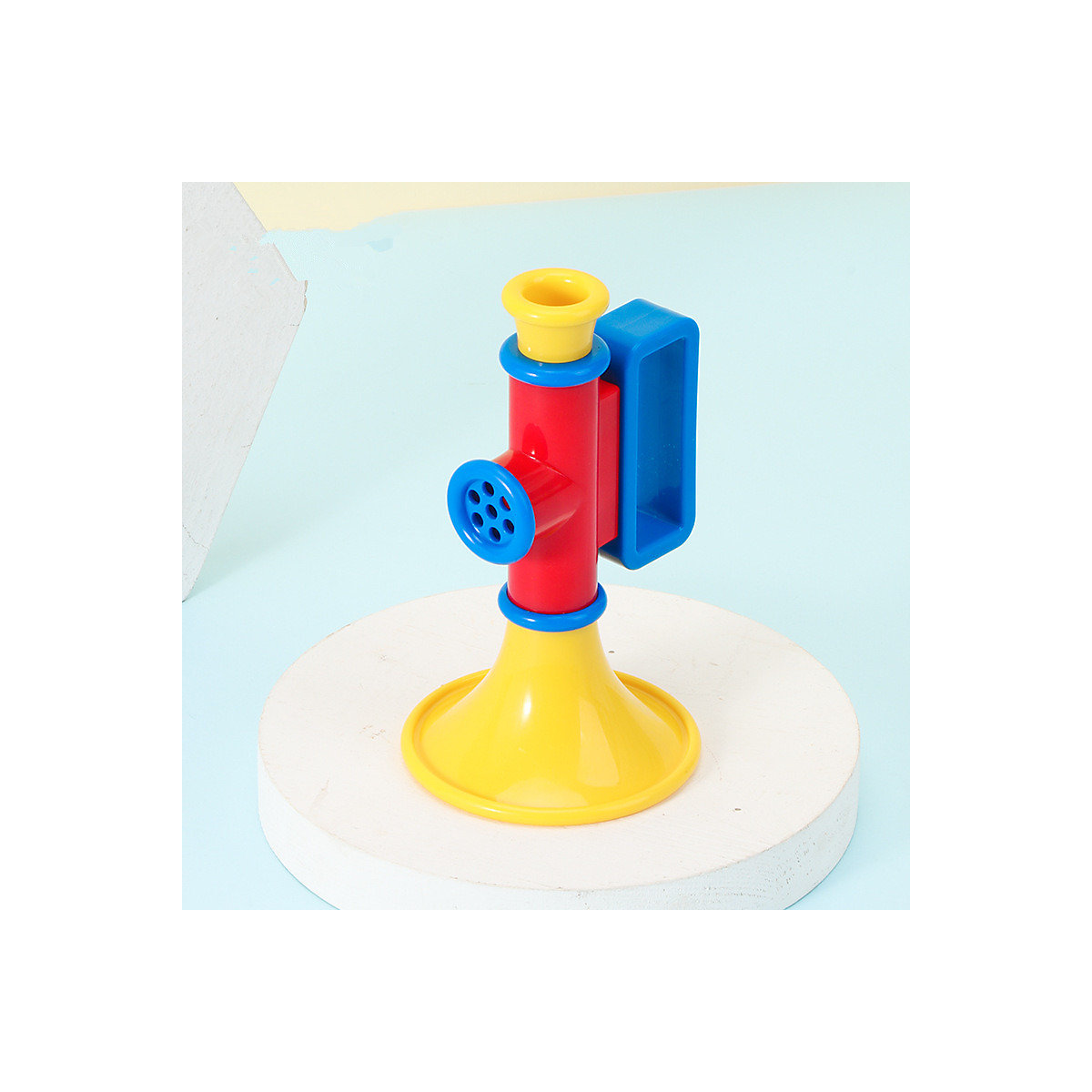Kinderhorn Musikinstrument Simulation kleines Horn Mini-Horn Kindersimulation Trompete Spielzeug Rhythmusinstrumente