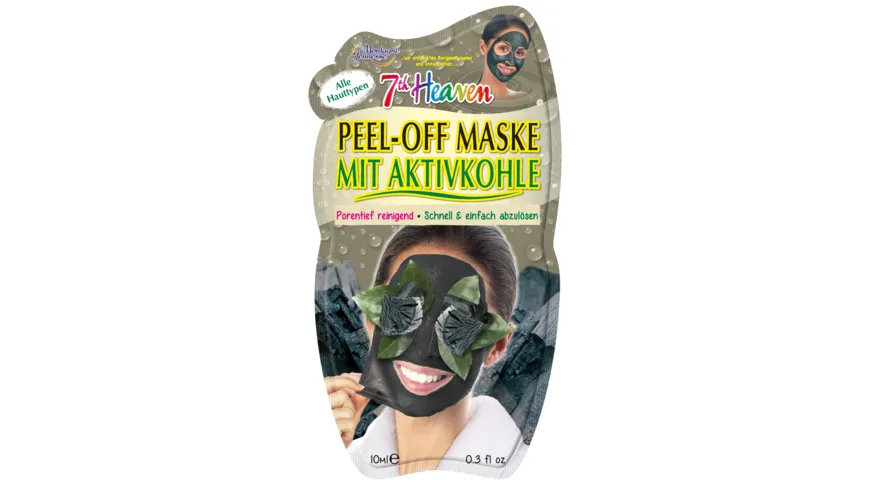 Montagne Jeunesse 7th heaven Aktivkohle Peel-Off Maske 10 ml