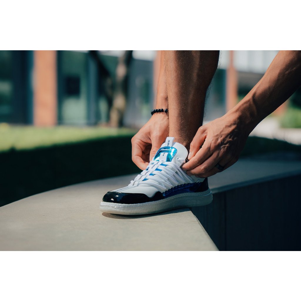Be Lenka Barebarics Futura Iridescent White Barfußschuhe