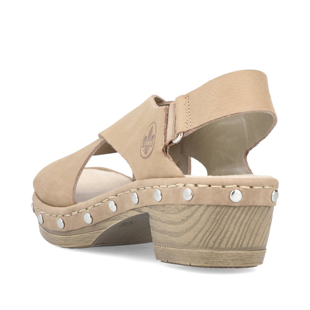 Rieker Damen Riemchensandaletten hellbeige