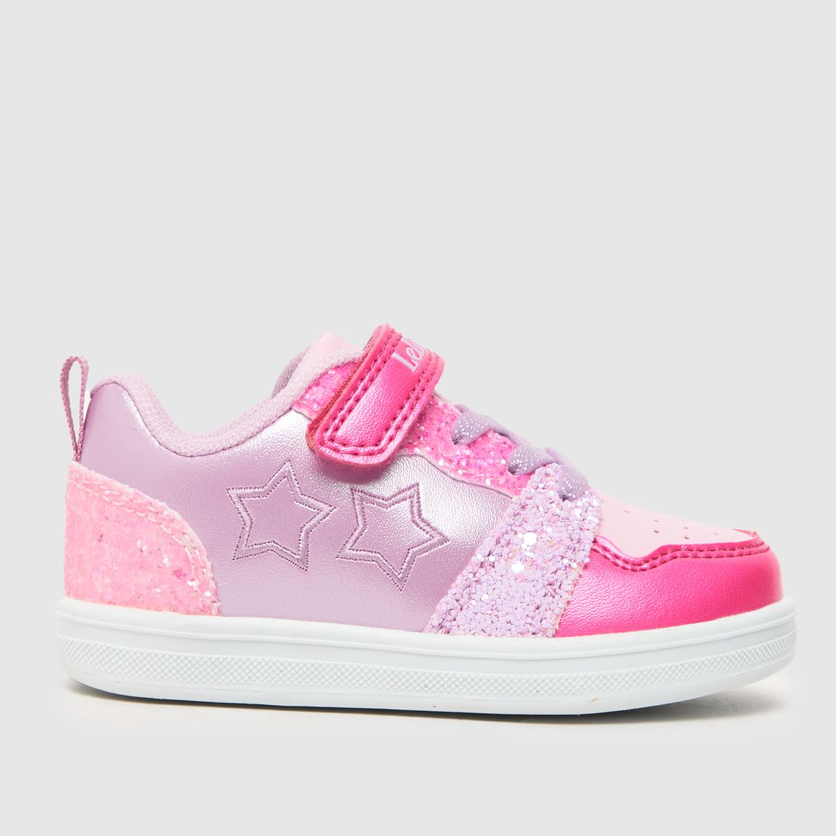 Lelli Kelly rosa flerfärgade prästkrage-sneakers för småbarn