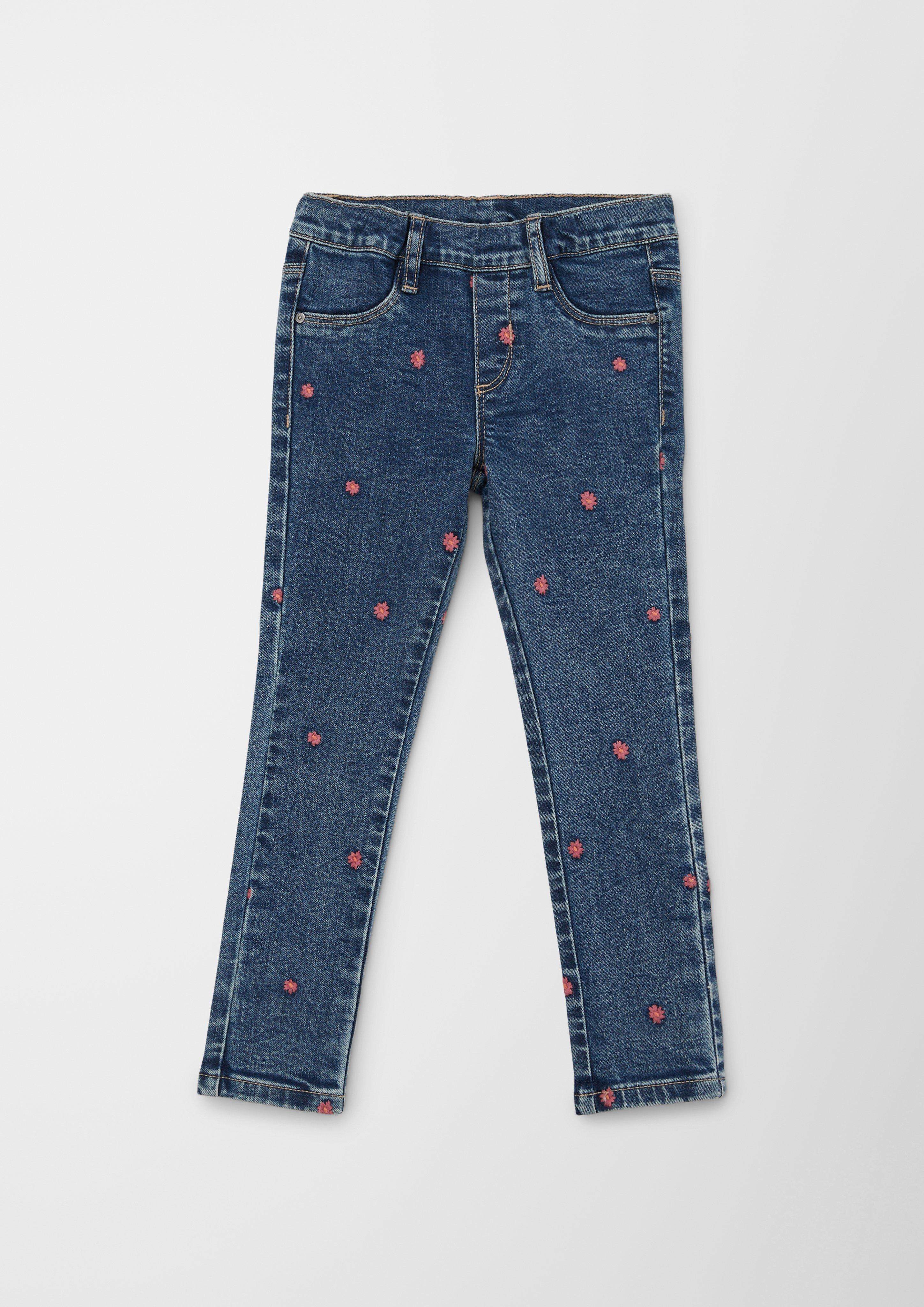 Treggings: Jeans mit Stickerei  2133527-56Z4