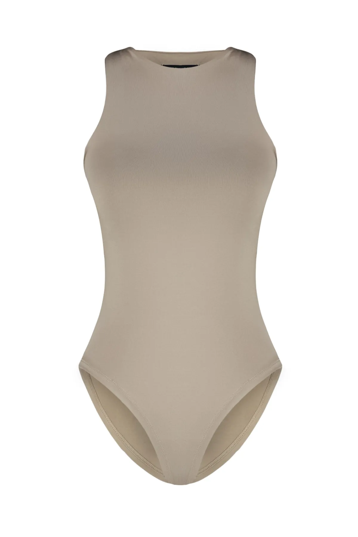 Trendyol Collection  Nerz Neckholder-Kragen, figurbetonter, flexibler Strick-Body zum Aufstecken, TWOSS20BD0044