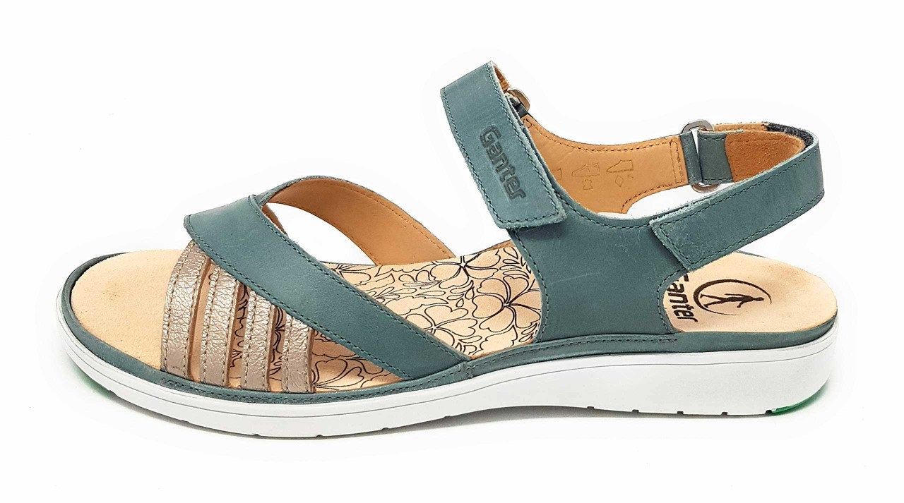GANTER Komfort Sandalen grün