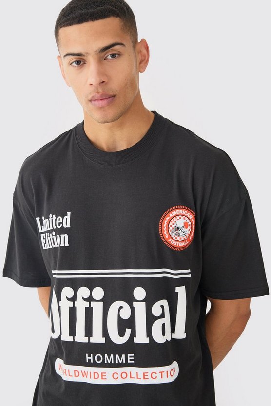 Official T-Shirt mit Official Moto-Print