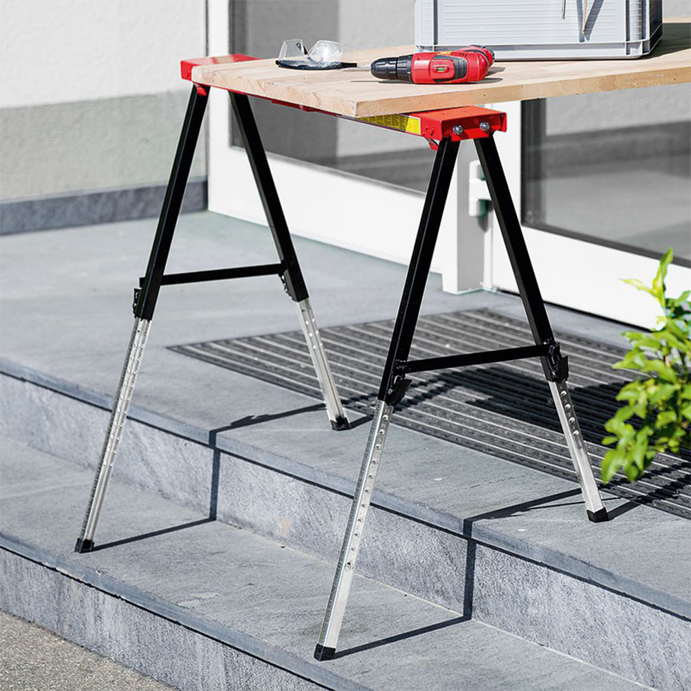 Kraft Werkzeuge Kraft Werkzeuge Vario-Arbeitsbock, höhenverstellbar, 2er-Set