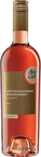 2022 Spätburgunder Weißherbst Kabinett lieblich - Alde Gott Winzer Schwarzwald