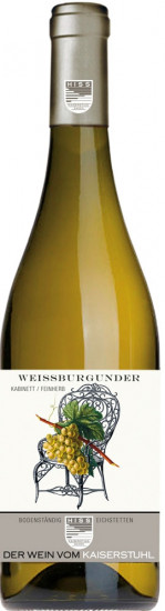 2022 Weißburgunder Bodenständig feinherb - Weingut Hiss