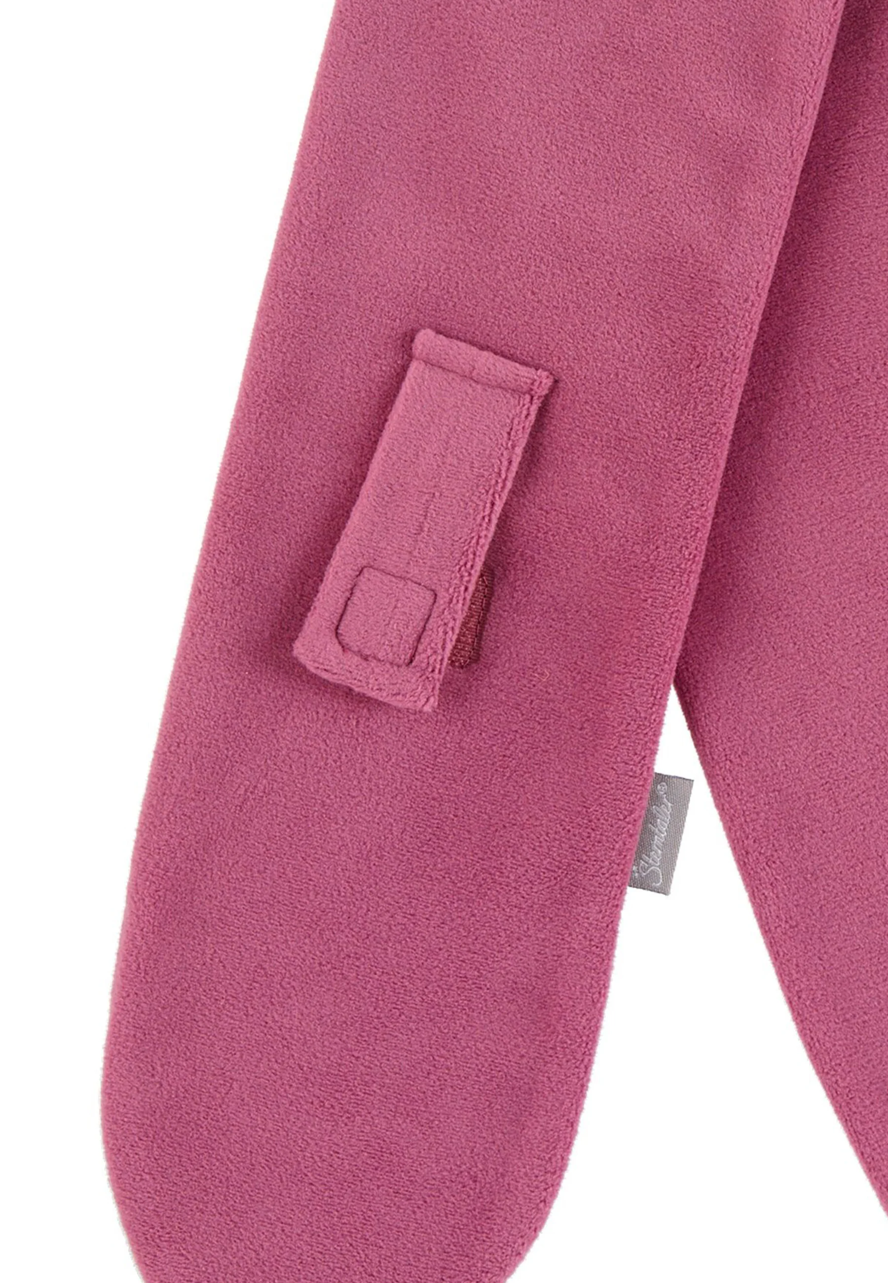 Schal aus Microfleece mit Riegel (Klettverschluss)