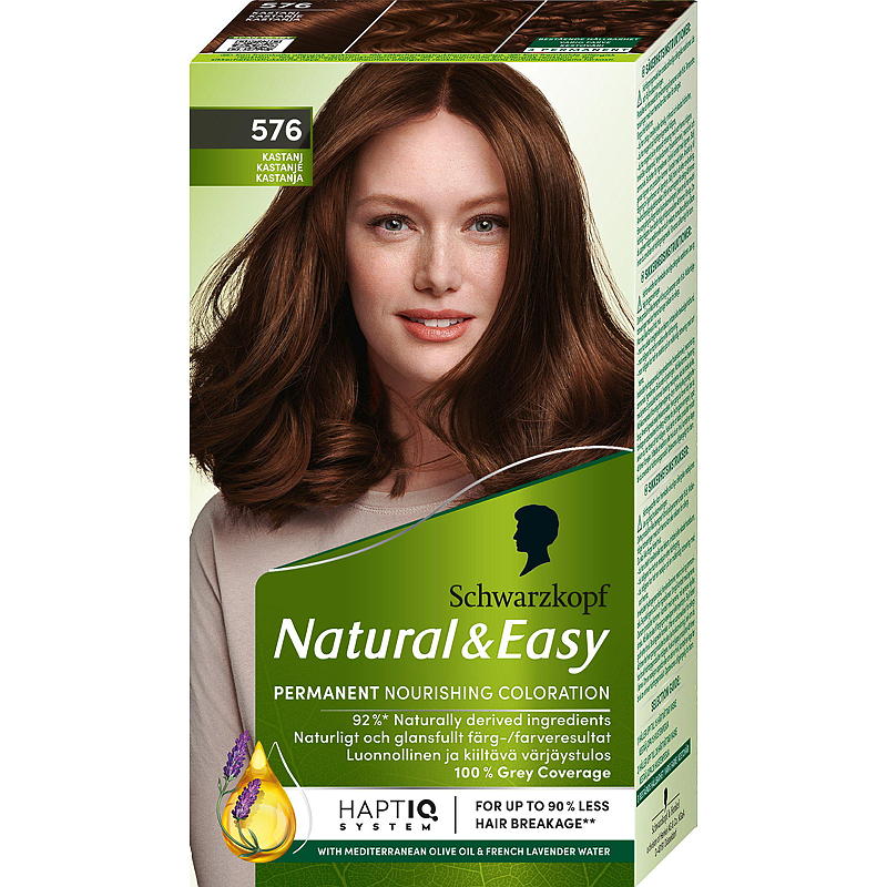 Natural&Easy Hårfarge Natural &easy 576 kastanjebrun