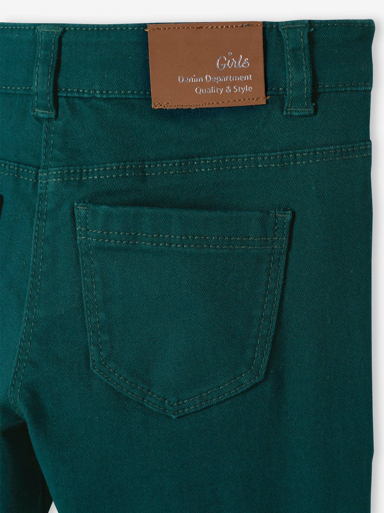 Pantalon slim Morphologik fille tour de hanches FIN framboise