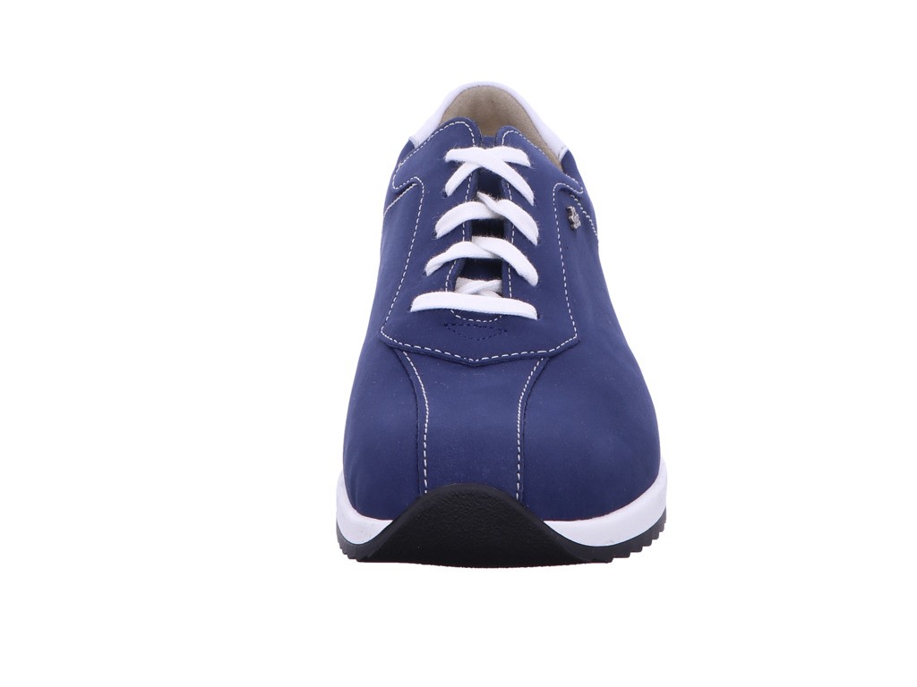 FINN COMFORT Komfort Schnürer blau Sarnia demin