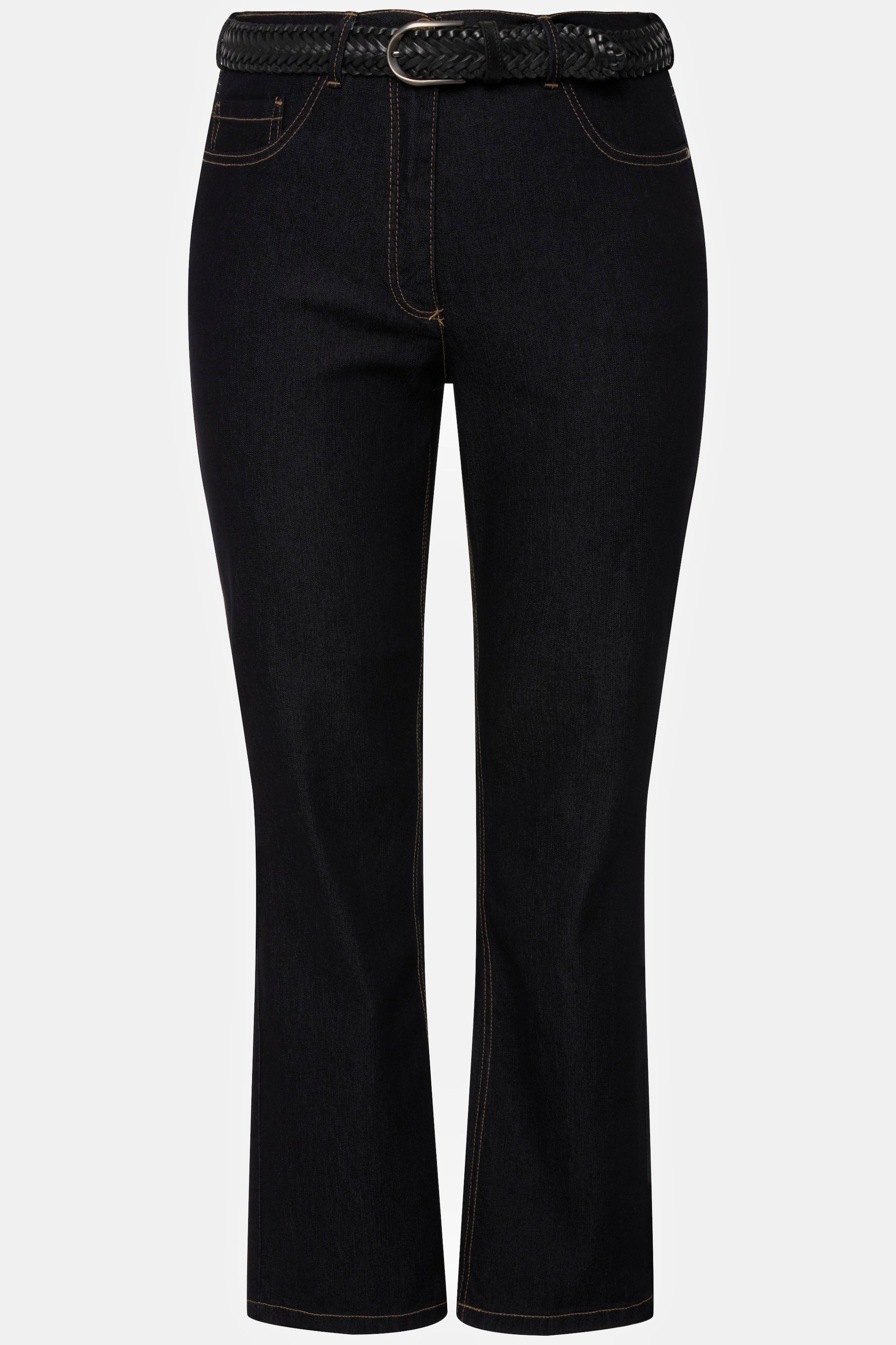 Ulla Popken Funktionshose Jeans Mandy gerades Bein Stretch 5-Pocket-Form