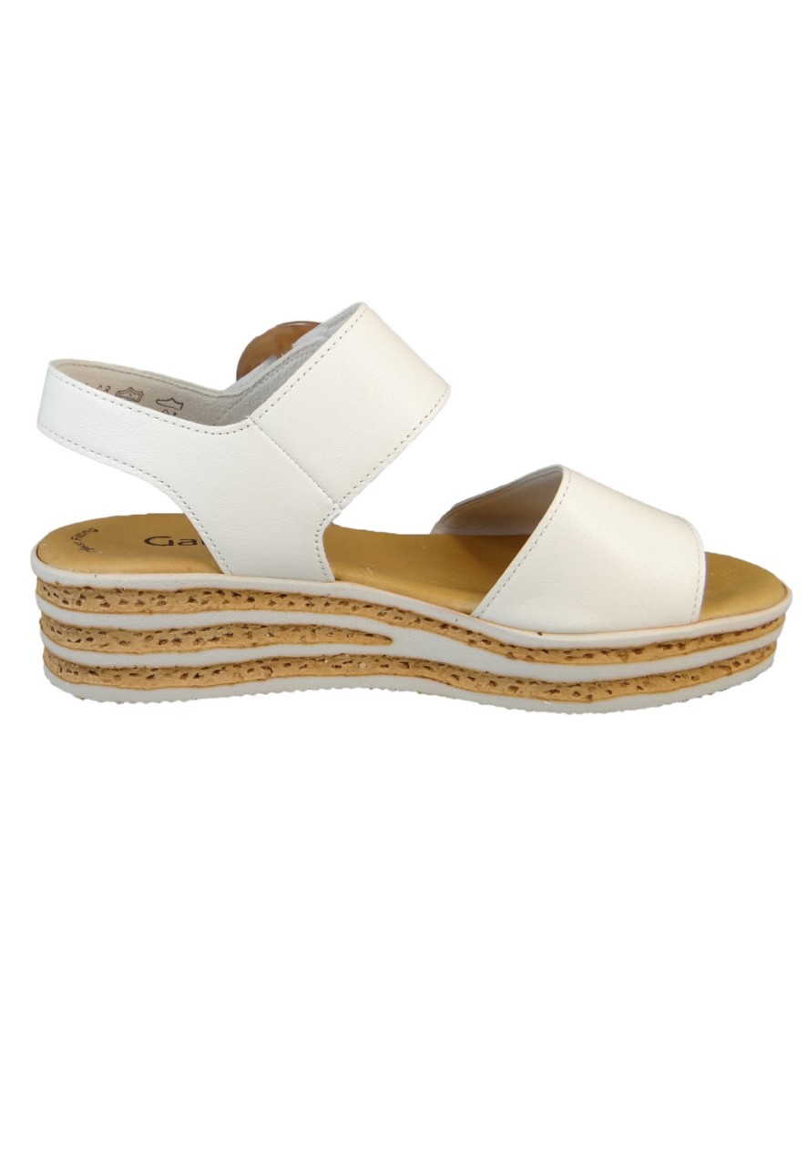 GABOR Komfort Sandalen weiss Gabor Fashion Riemchensandale 24.550.20