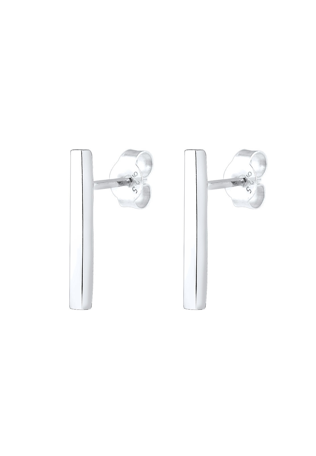 Elli minimalistische oorbellen met geometrische vorm in 925 sterling zilver voor dames