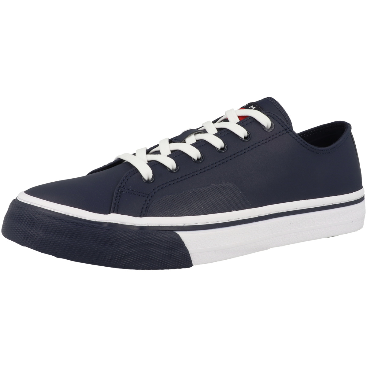 Tommy Hilfiger Tommy Jeans Mens Leather Vulc Sneaker Low blau