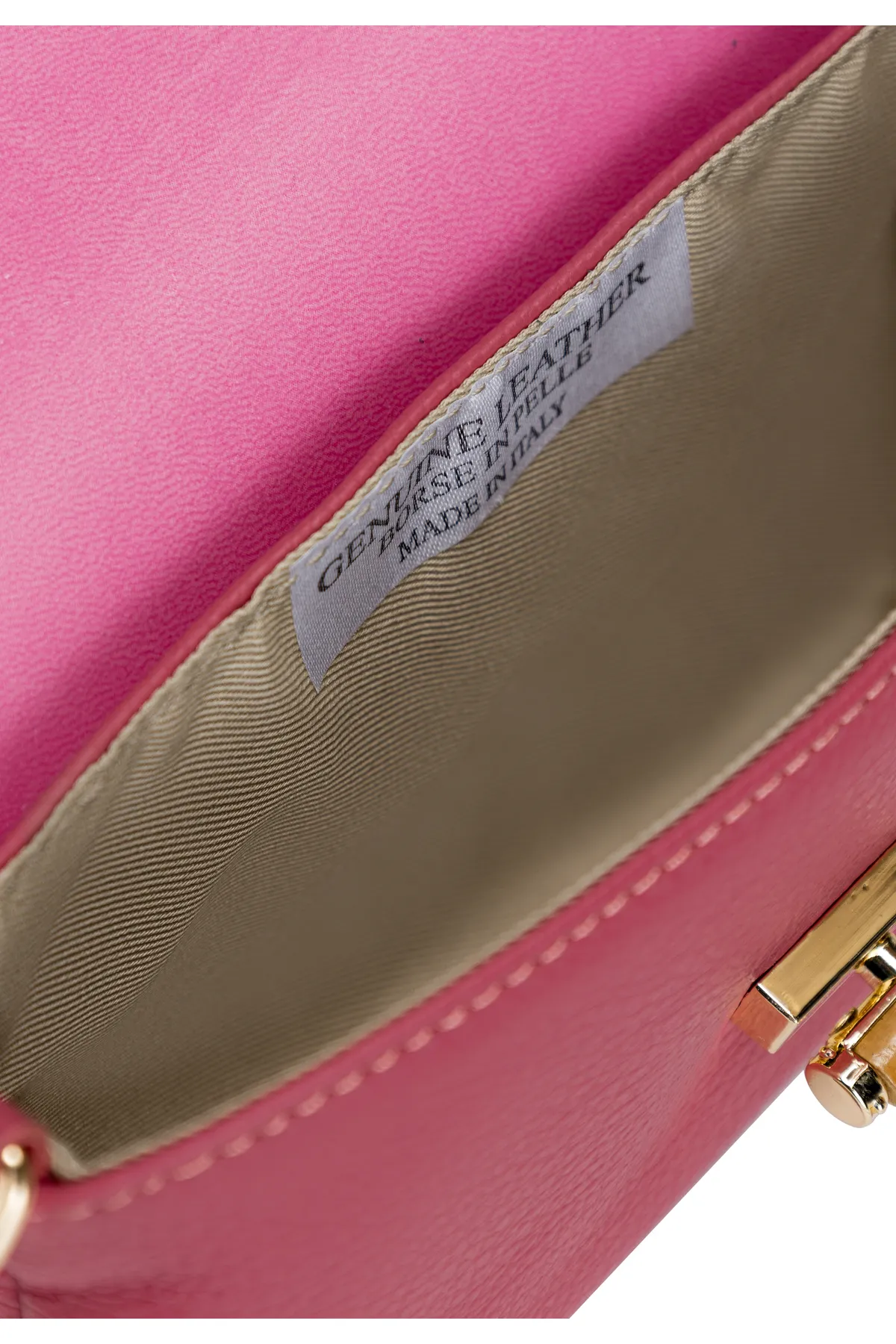 USHA  Handtasche - Rosa - Unifarben