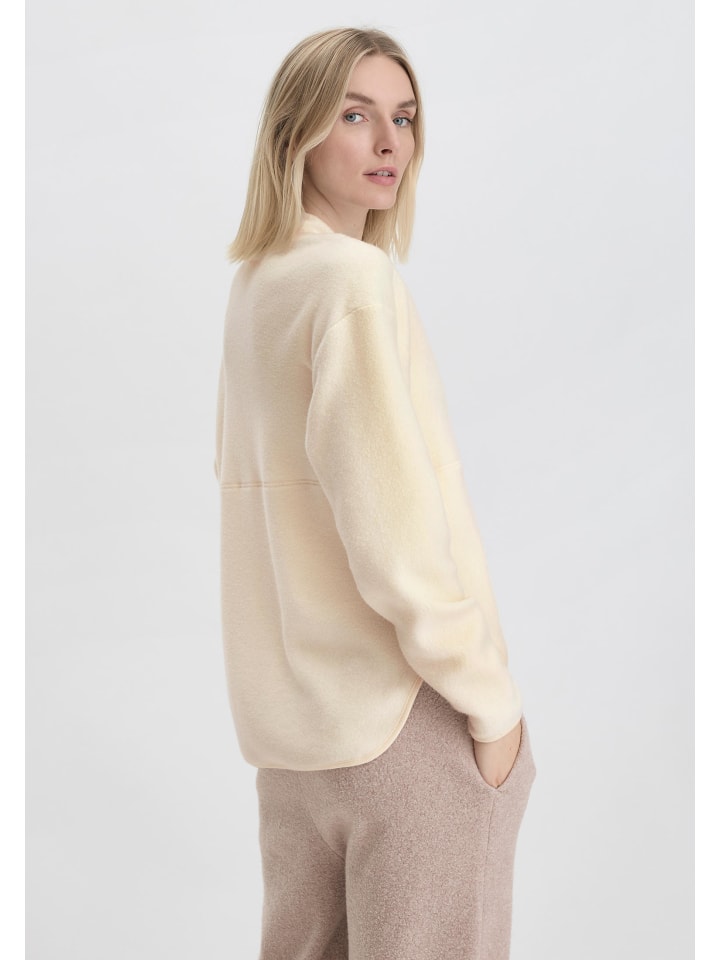Hessnatur Fleece-Jacke in natur günstig kaufen