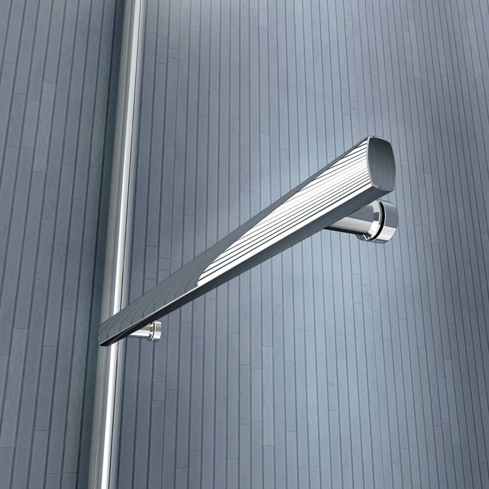 duschspa Badewannenaufsatz 8mm Badewannenaufsatz einzigartige Duschwand auf der Badewanne, Einscheibensicherheitsglas, Sicherheitsglas, (Set), Glas
