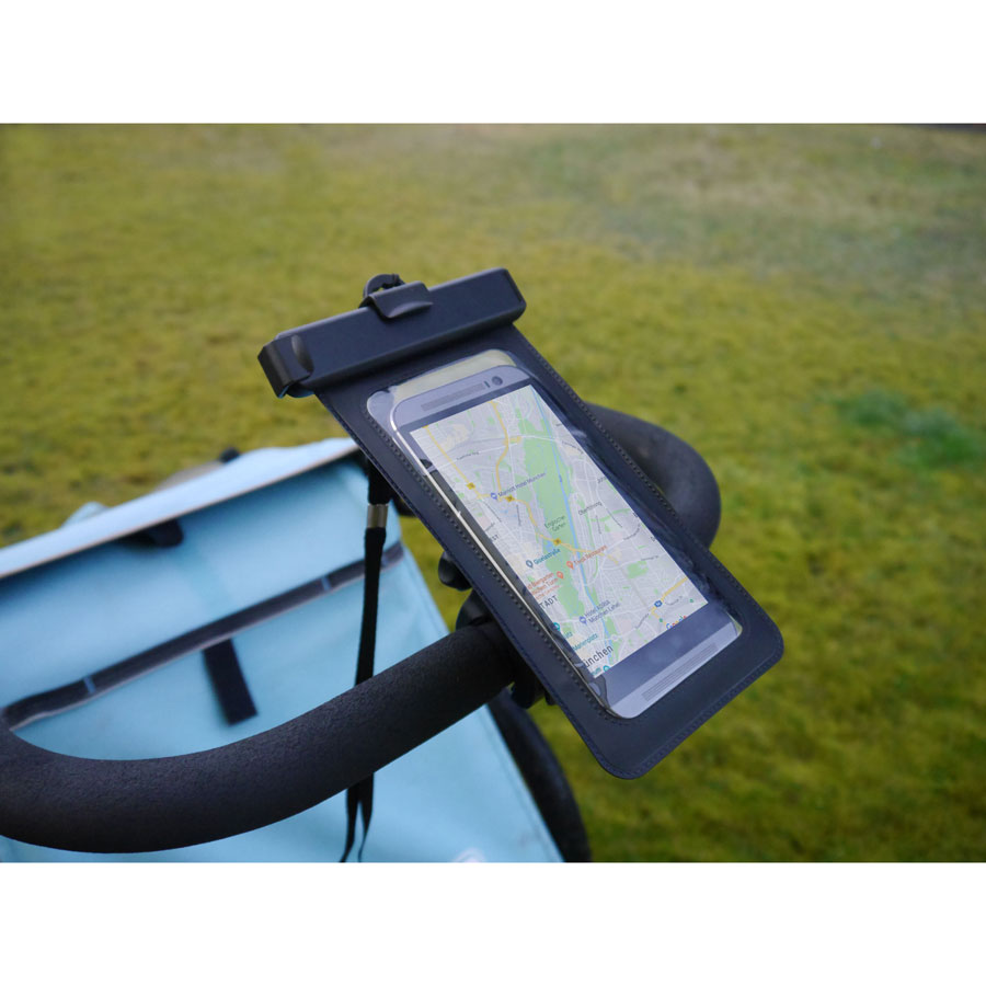 Vematro Smartphone Schutztasche mit Fahrradhalter, in Schwarz, 1 Stück - ATU