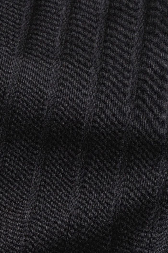 Strickkleid mit Plisseefalten