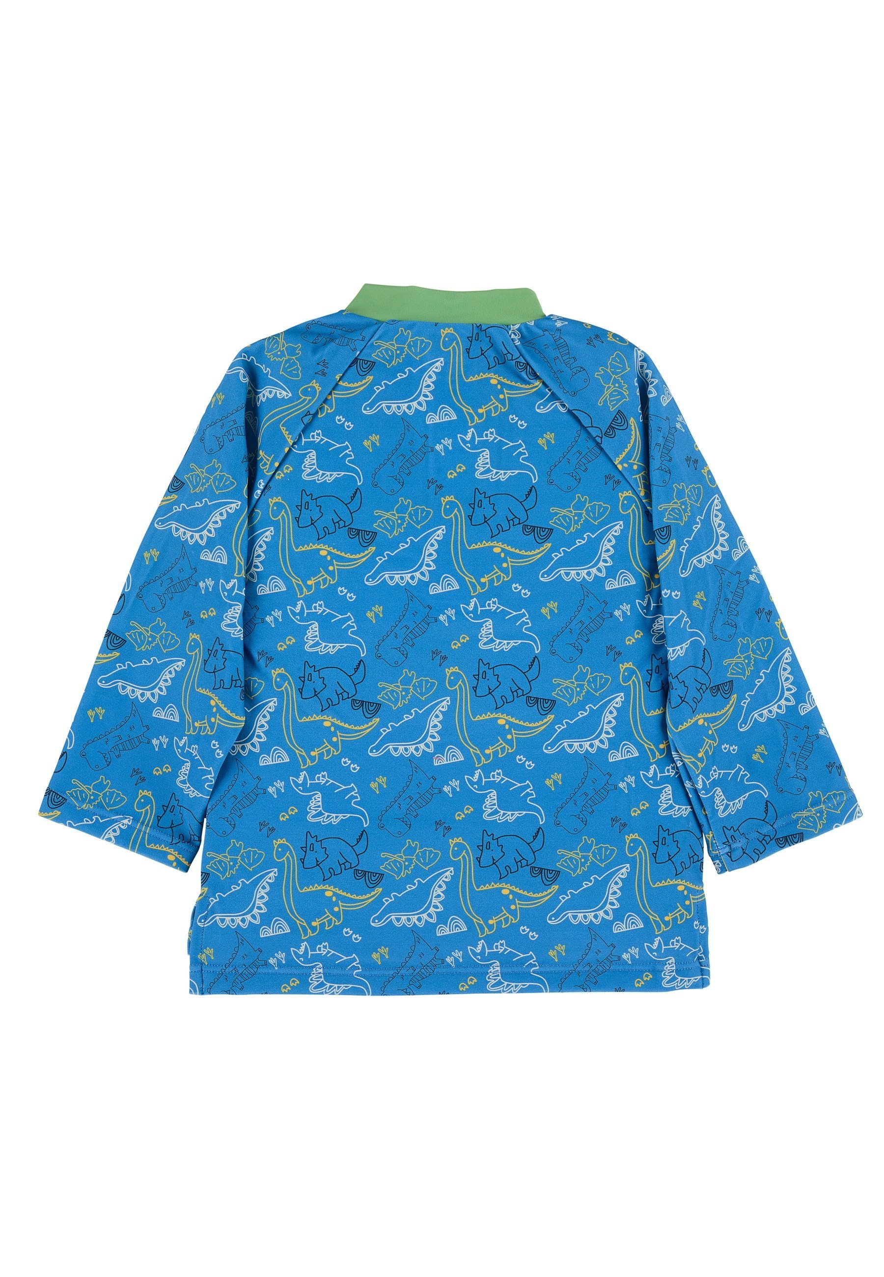 Sterntaler® Badeanzug Langarm-Schwimmshirt Dino (1-St., Kinderbadeanzug Langarm, Schwimmshirt mit süßen Motiv) Schwimmanzug mit Reißverschluss und Stehkragen, Baby Badeanzug