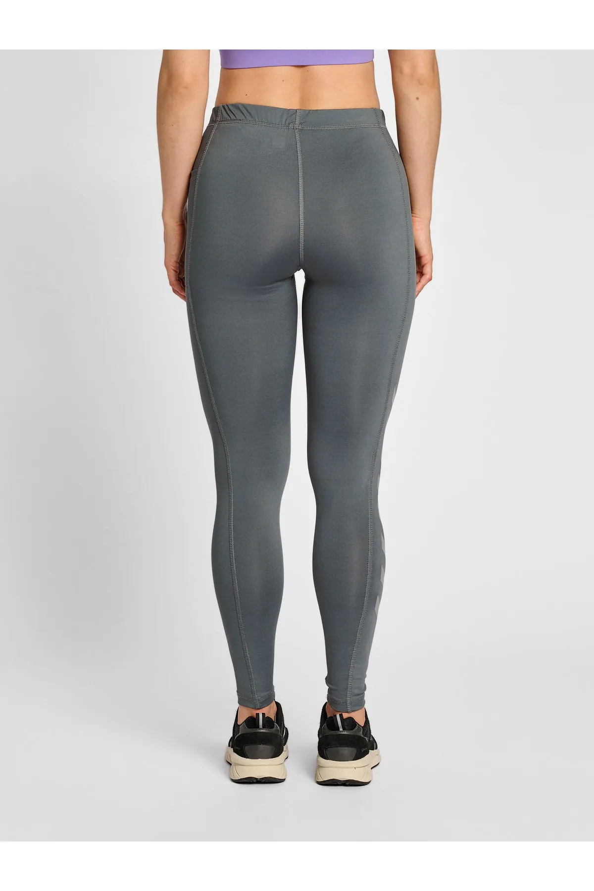 hummel  Sport-Leggings - Grau - Mittlerer Bund