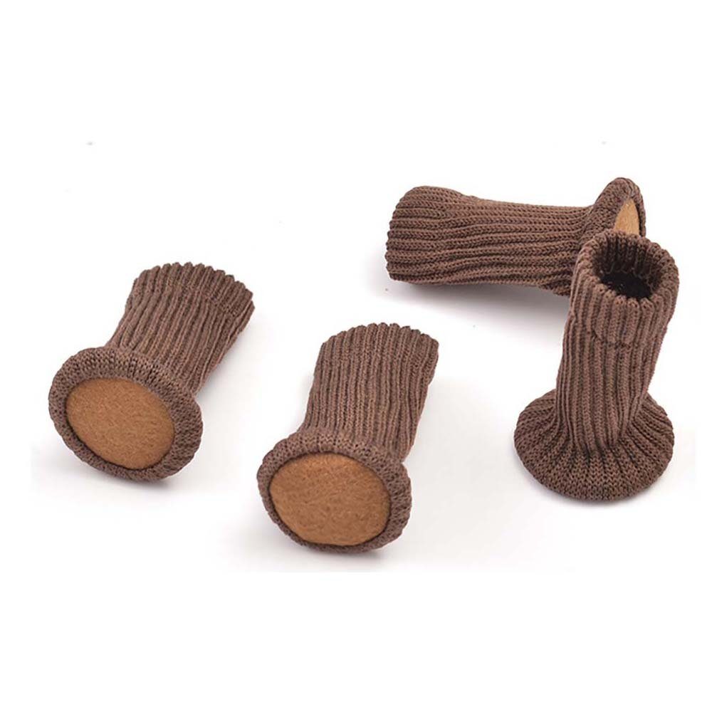 CTGtree Stuhlsocke Stuhlbeinsocke Möbel Socken Anti-Rutsch Wollsocken Hocker, (16 St)