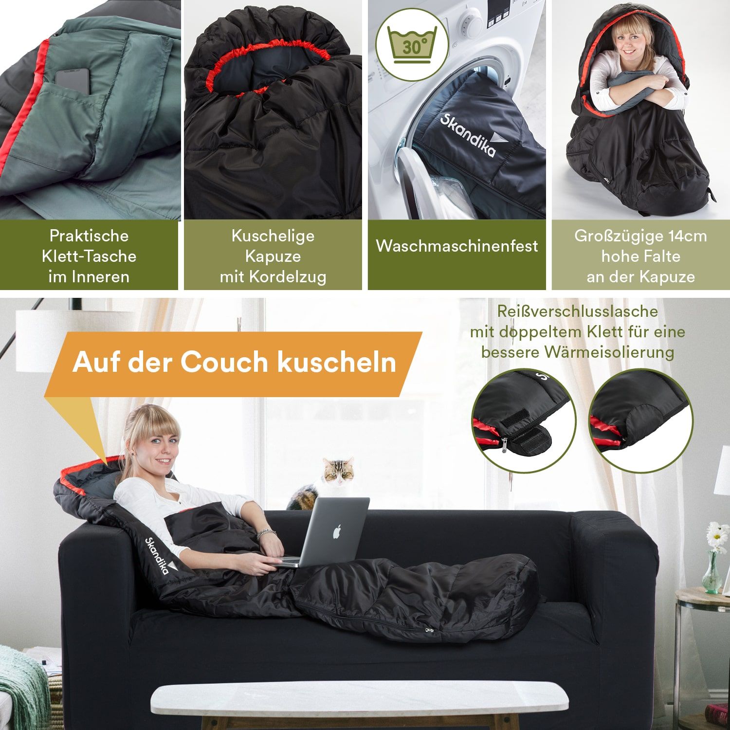 Skandika Alaska RV links Schlafsack
