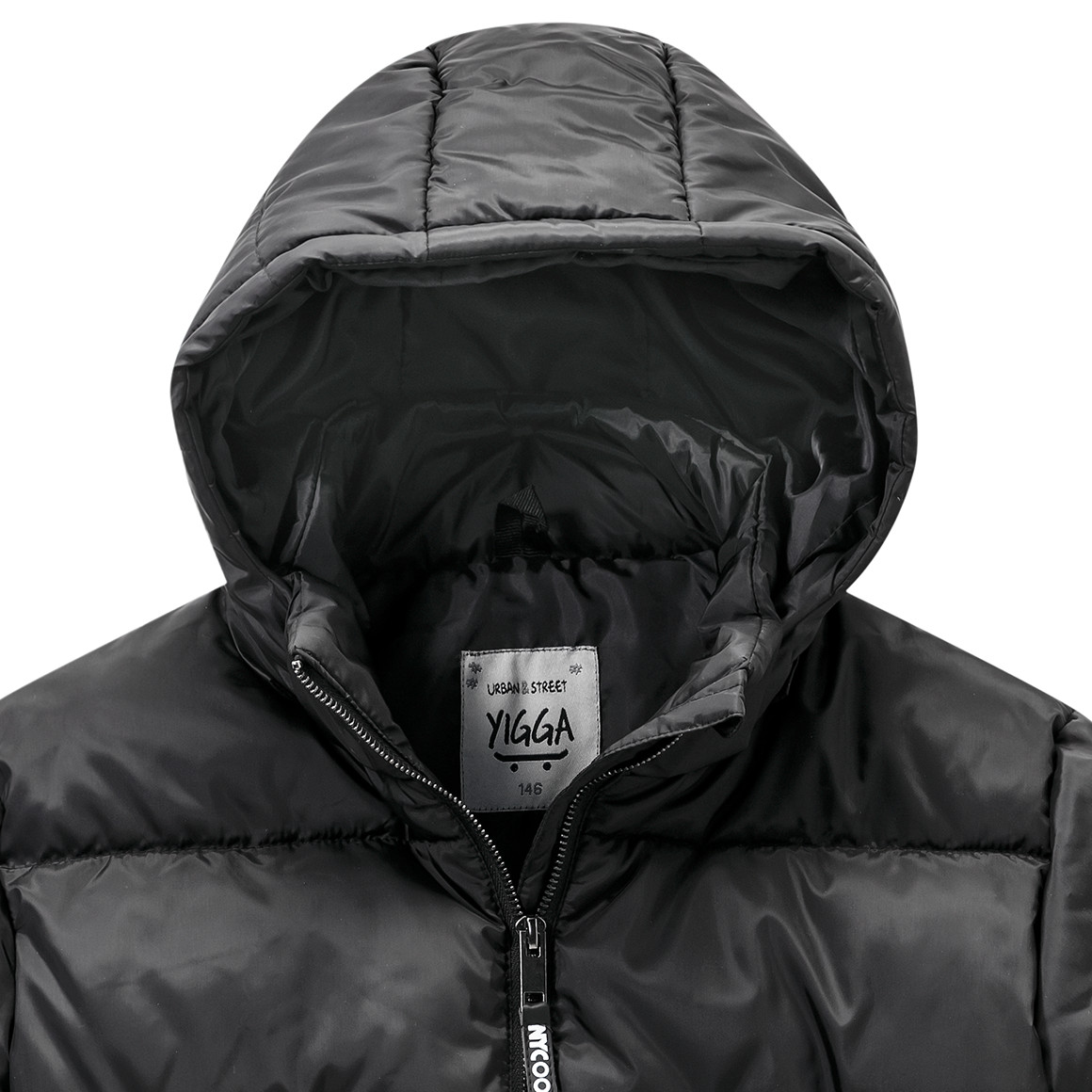 Jungen Steppjacke unifarben