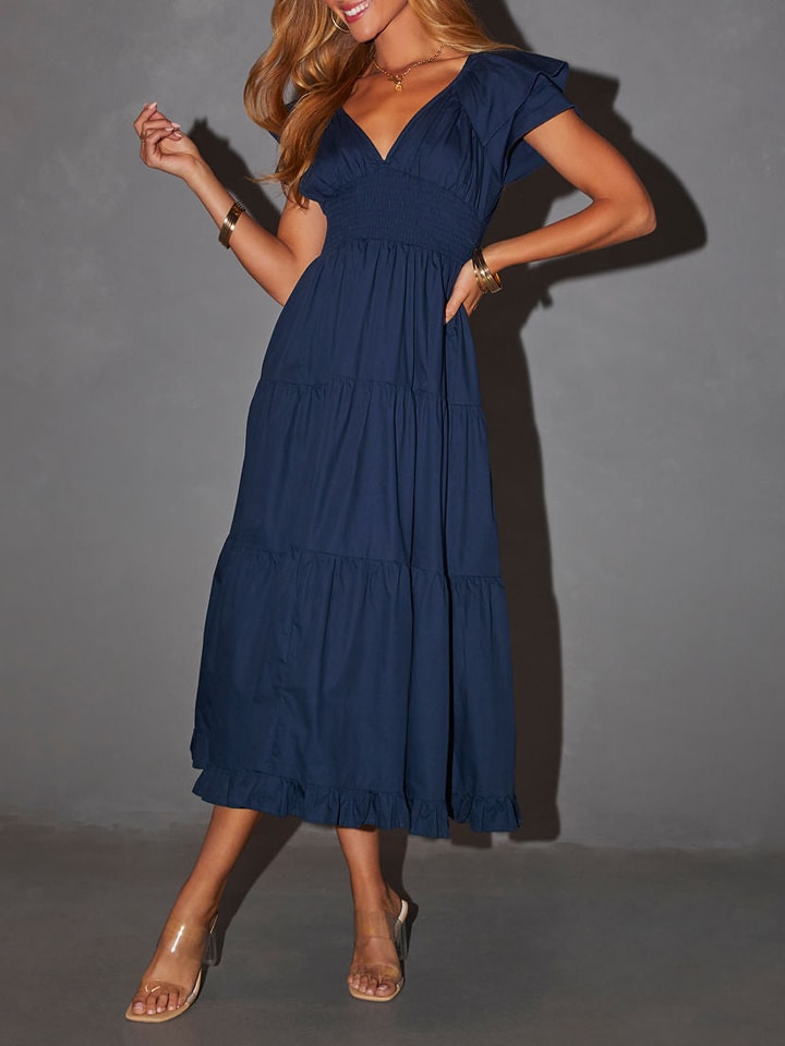 Milan Kiss Kleid in Blau günstig kaufen