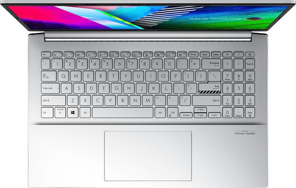 Asus Vivobook Pro 15 OLED K3500PH-L1134W Notebook (39,6 cm/15,6 Zoll, Intel Core i5 11300H, GeForce GTX 1650 Max-Q, 512 GB SSD, OLED-Display)