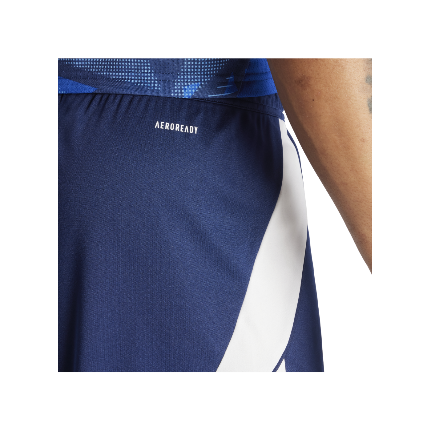 adidas Tiro 24 Short Blau Weiss