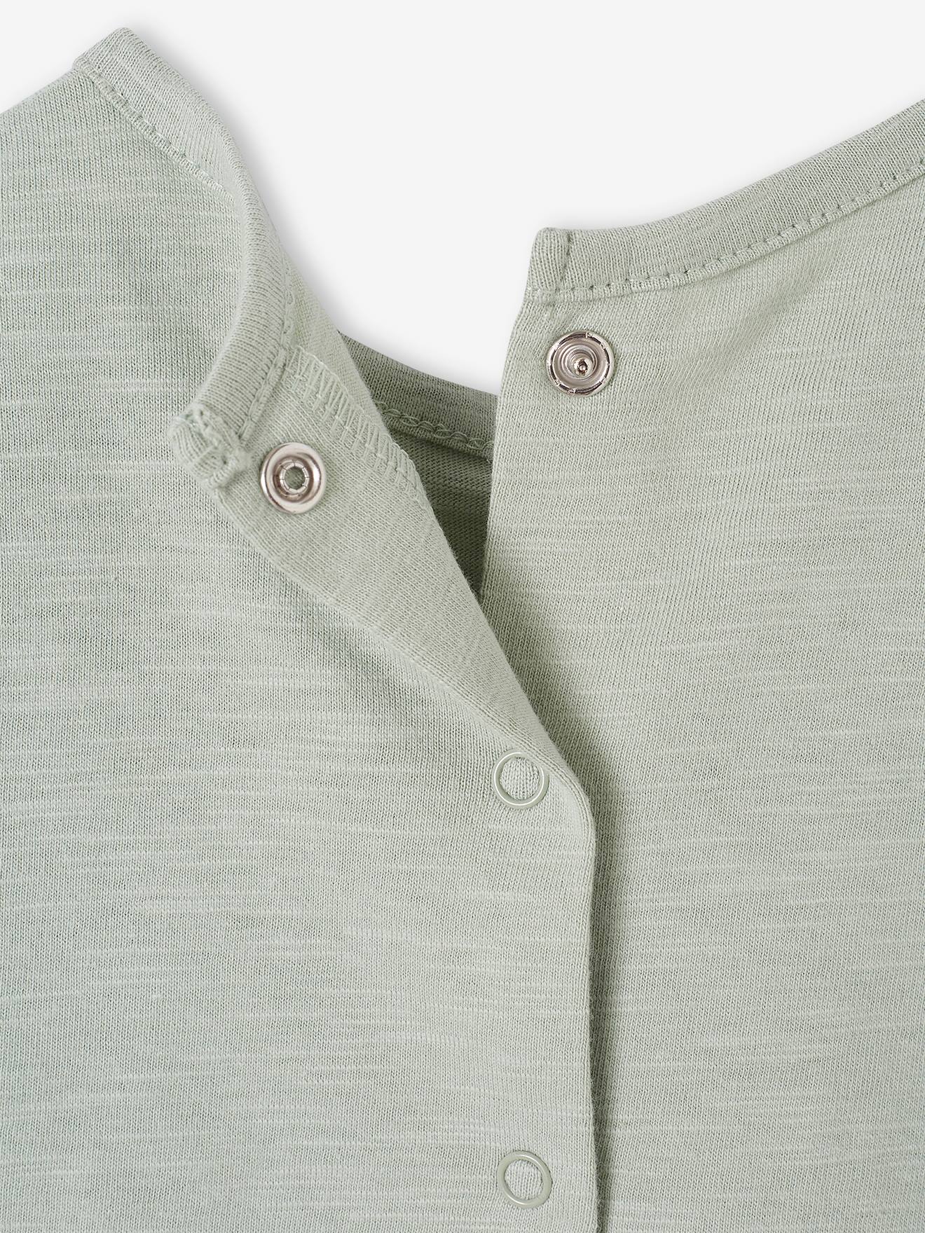 Vertbaudet Bio-Kollektion: Baby T-Shirt mit Meeres-Motiven - aqua/krabe
