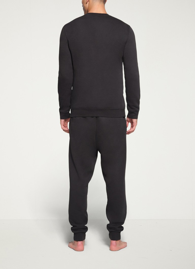 SKIMS Fleece Lounge crew neck lounge sweater