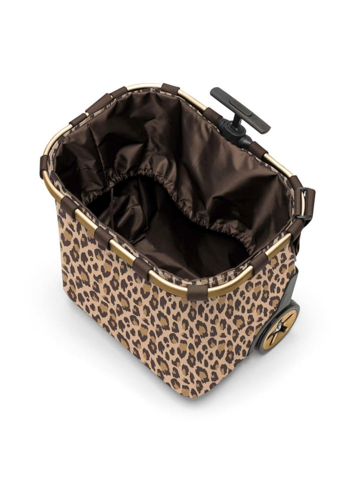 Reisenthel carrycruiser - Einkaufstrolley 47.5 cm (frame raffia black) in frame leo macchiato günstig kaufen onesize