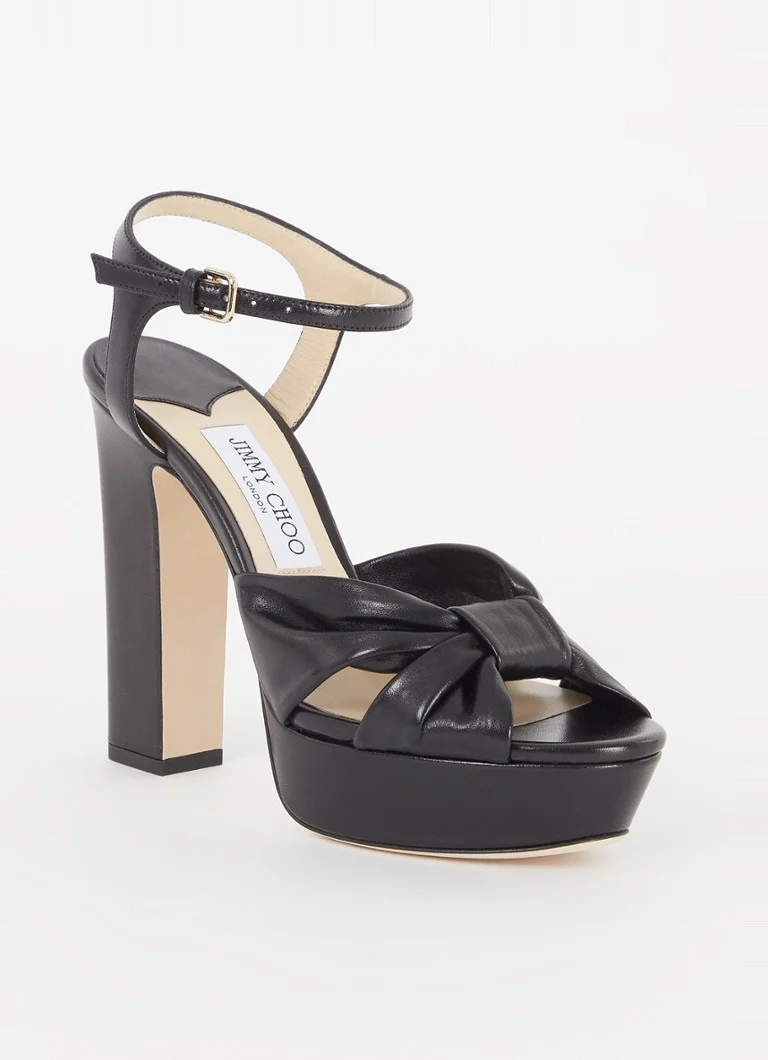 Sandale din piele Jimmy Choo Heloise 120