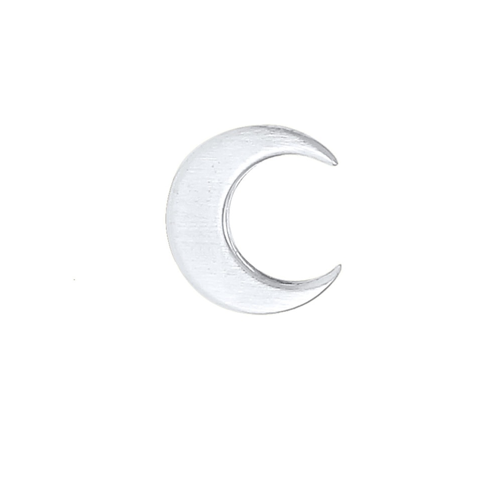 Elli Elli Boucles d'Oreilles Femmes clous d'oreilles lune Astro pièce unique en argent Bijoux